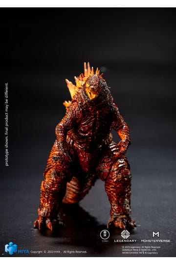 Godzilla Exquisite Basic Actionfigur Godzilla: King of the Monsters Burning Godzilla 18 cm