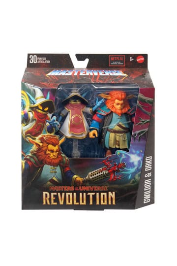Masters of the Universe: Revolution Masterverse Actionfiguren 2er-Pack Gwildor & Orko 13 cm