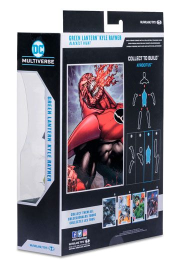 DC Multiverse Build A Actionfigur Kyle Rayner (Blackest Night) 18 cm