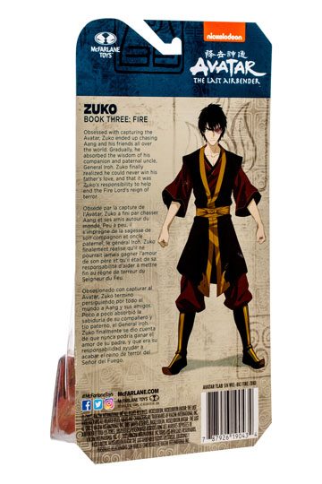 Avatar - Der Herr der Elemente Actionfigur BK 3 Fire: Zuko 13 cm