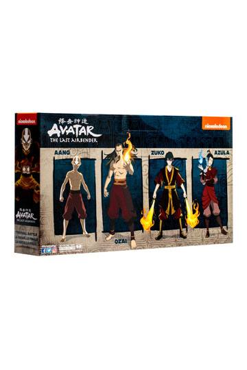 Avatar - Der Herr der Elemente Actionfiguren 4er-Pack Final Battle 13 cm