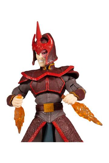Avatar - Der Herr der Elemente Actionfigur Prince Zuko Helmeted (Gold Series) 18 cm