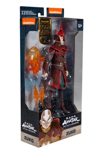 Avatar - Der Herr der Elemente Actionfigur Prince Zuko Helmeted (Gold Series) 18 cm