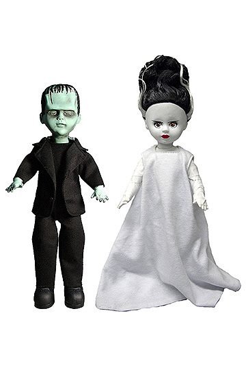 Living Dead Dolls Puppen Umkarton Frankenstein & Bride 25 cm