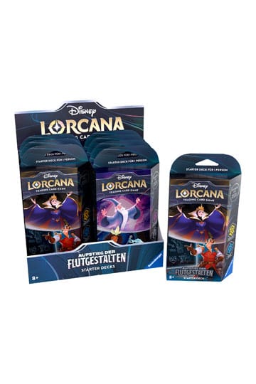 Disney Lorcana TCG Aufstieg der Flutgestalten Starter Decks Display (8) *Deutsche Edition*