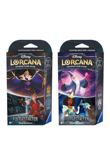 Disney Lorcana TCG Aufstieg der Flutgestalten Starter Decks Display (8) *Deutsche Edition*