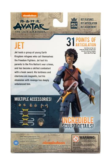 Avatar - Der Herr der Elemente BST AXN Actionfigur Jet 13 cm