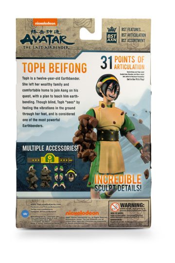 Avatar - Der Herr der Elemente BST AXN Actionfigur Toph Beifong 13 cm