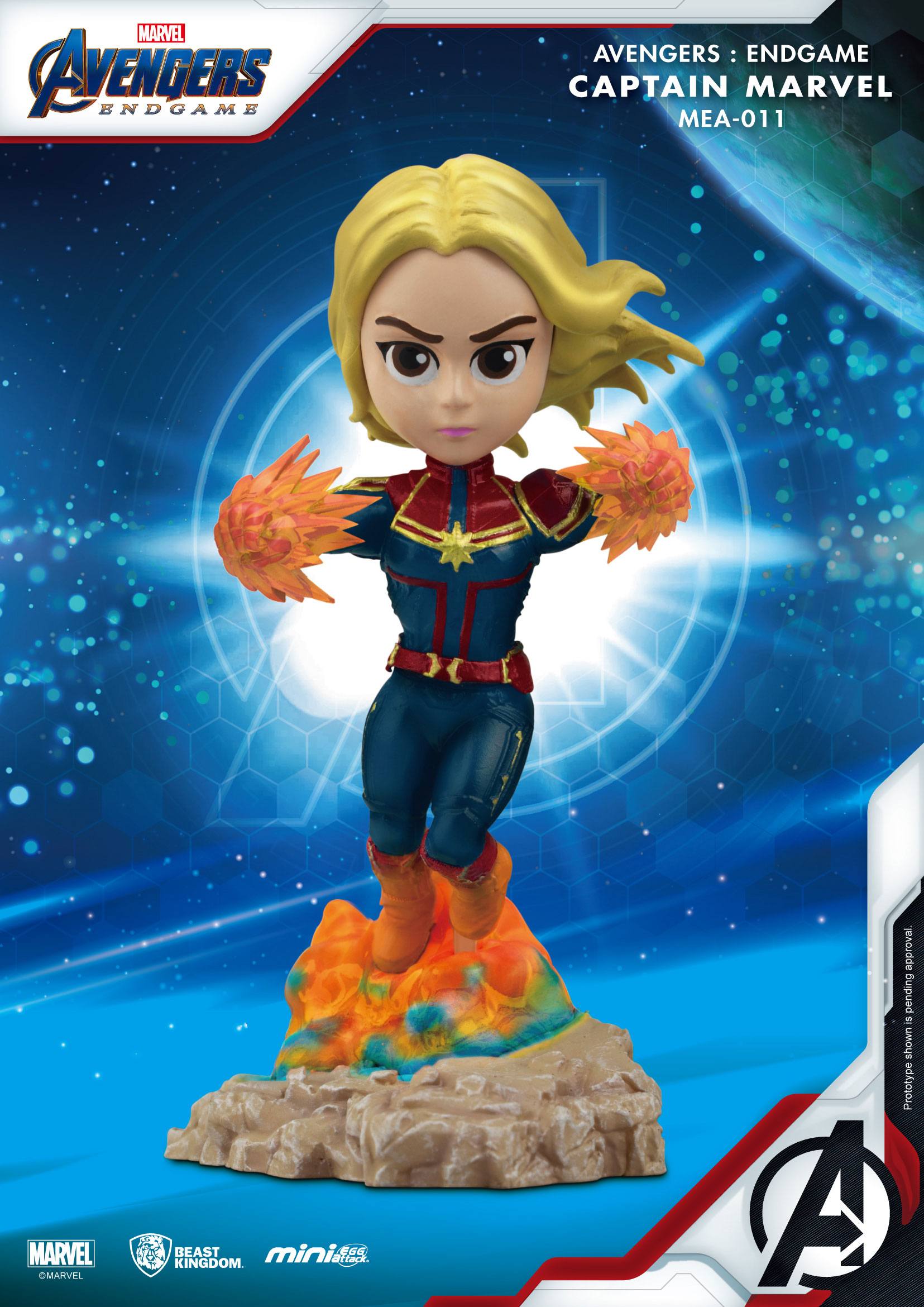 Avengers: Endgame Mini Egg Attack Figur Captain Marvel 10 cm