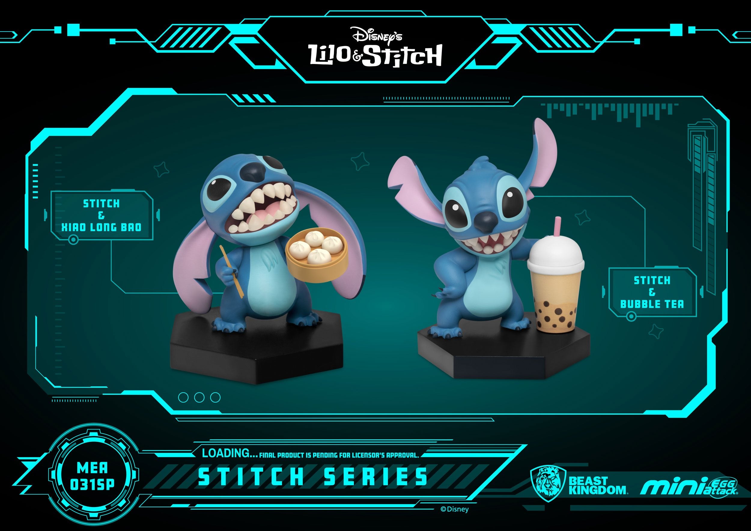 Lilo & Stitch Mini Egg Attack Figuren 2er-Pack Stitch Series Asian Cuisine 8 cm