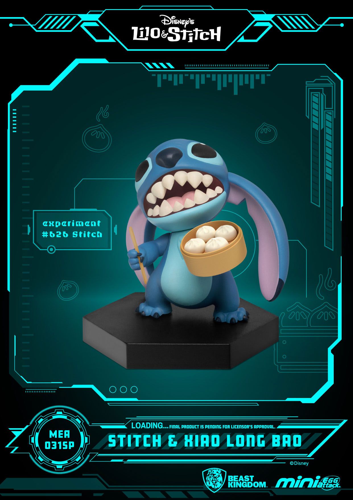 Lilo & Stitch Mini Egg Attack Figuren 2er-Pack Stitch Series Asian Cuisine 8 cm