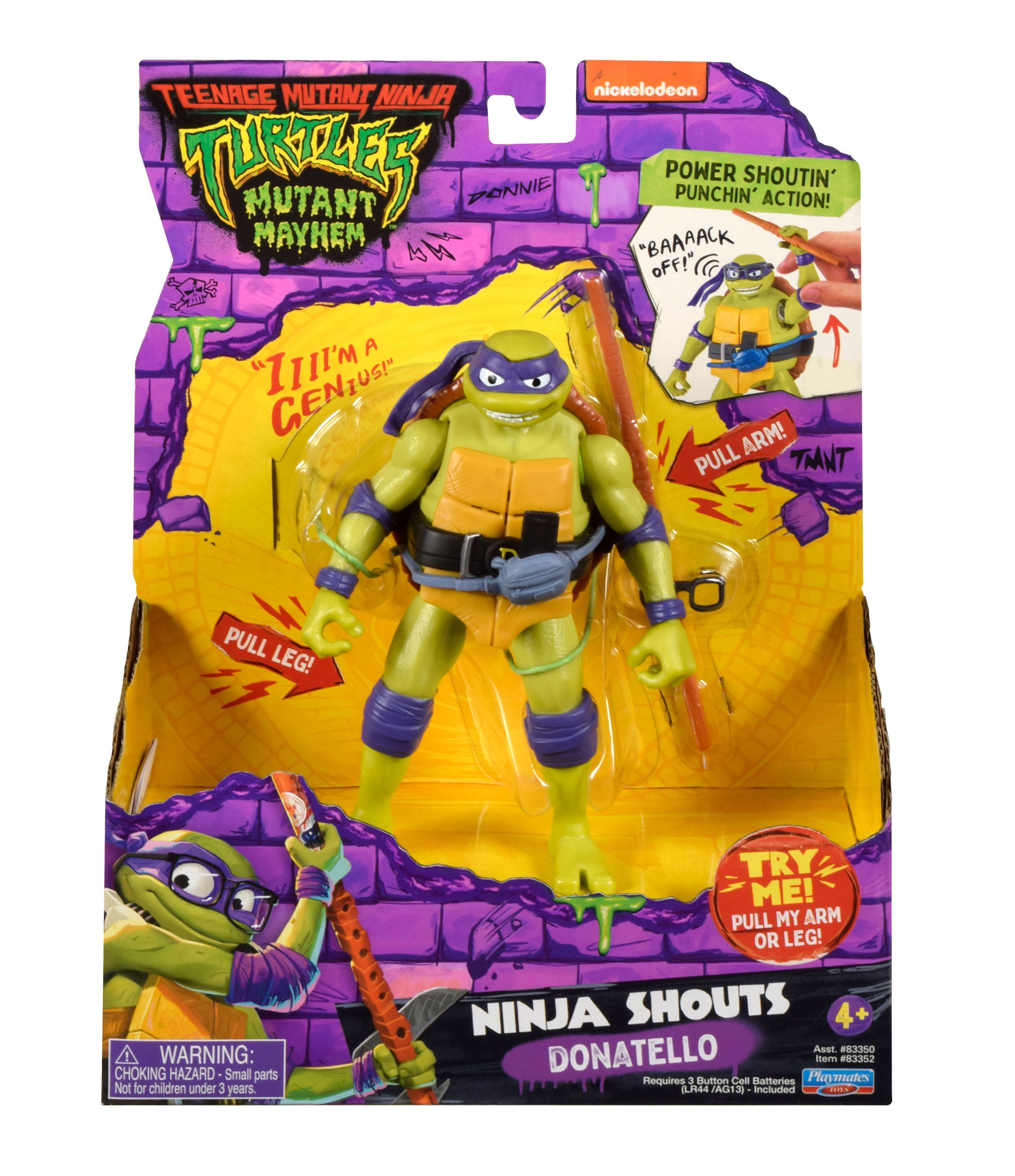 Teenage Mutant Ninja Turtles: Mutant Mayhem Actionfiguren 15 cm Ninja Shouts - 3er Set