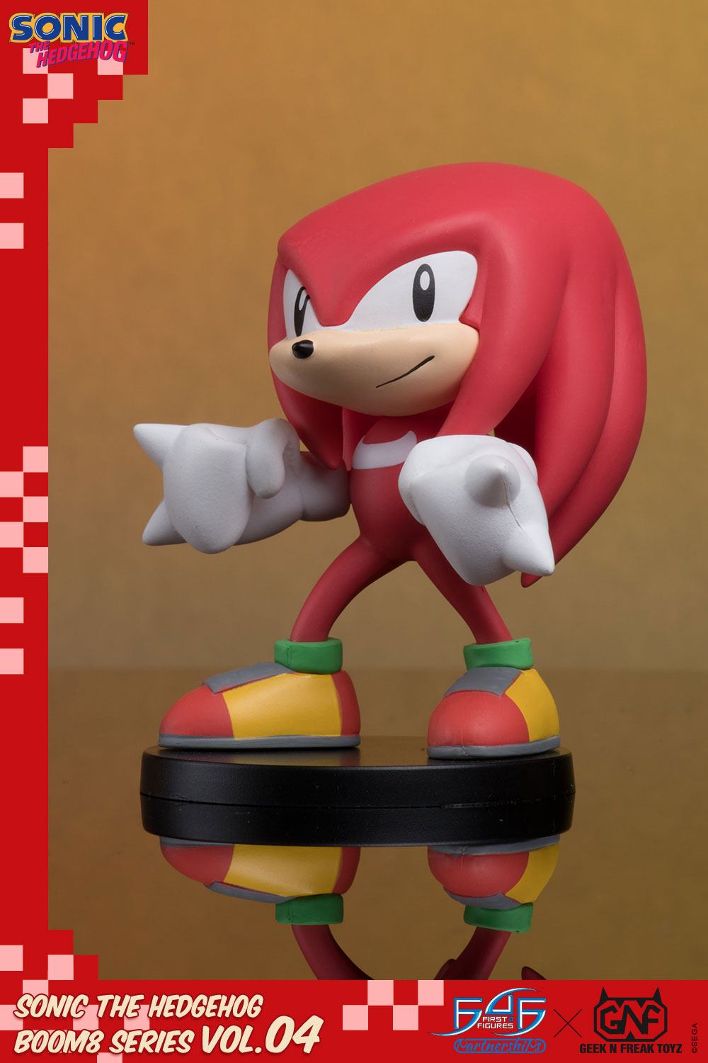 Sonic The Hedgehog BOOM8 Series PVC Figur Vol. 04 Knuckles 8 cm