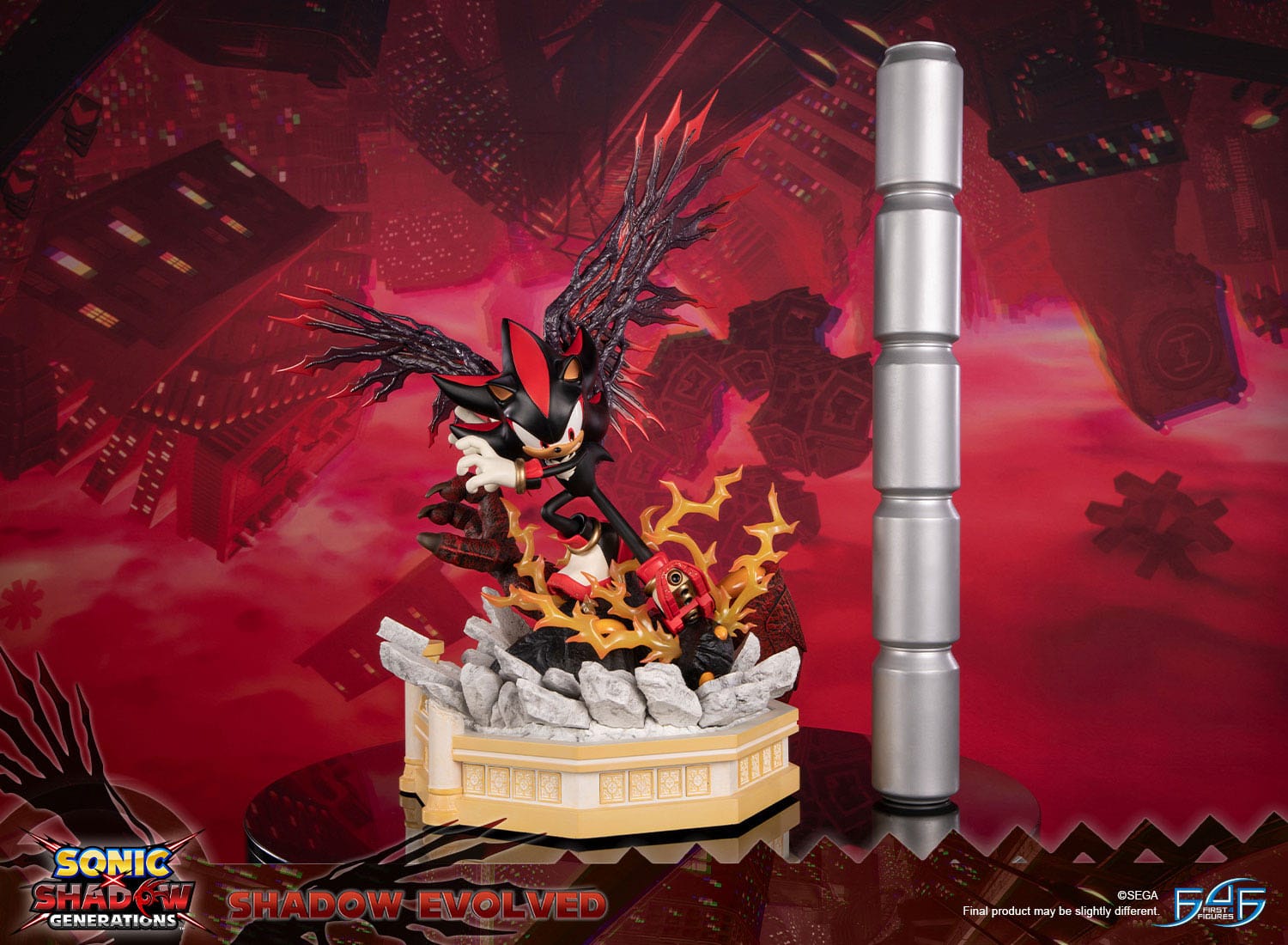 Sonic X Shadow Generations Statue Shadow Evolved 58 cm