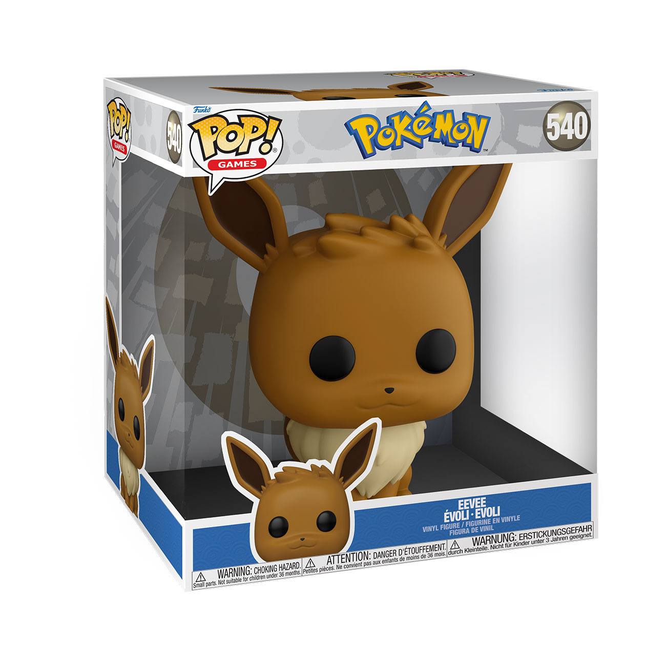 Pokemon Super Sized Jumbo POP! Vinyl Figur Eevee (EMEA) 25 cm