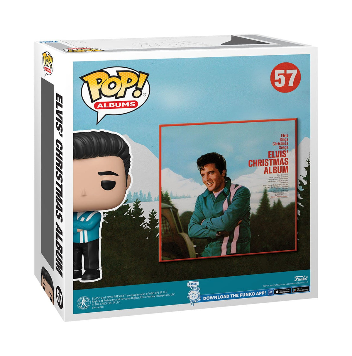 Elvis Presley POP! Albums Vinyl Figur Elvis X-Mas Album 9 cm