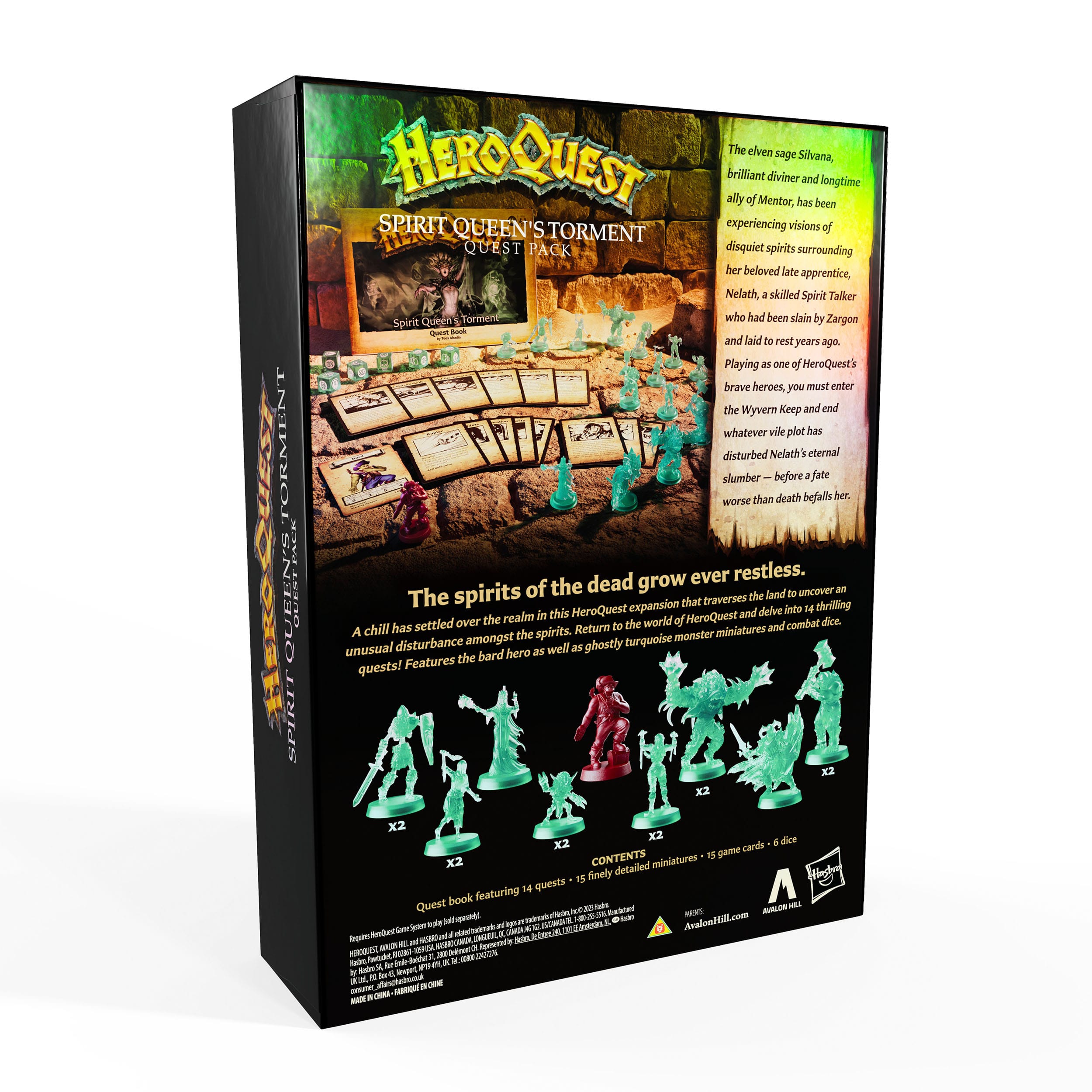 HeroQuest Brettspiel-Erweiterung Spirit Queen's Torment Abenteuerpack *Englische Version*