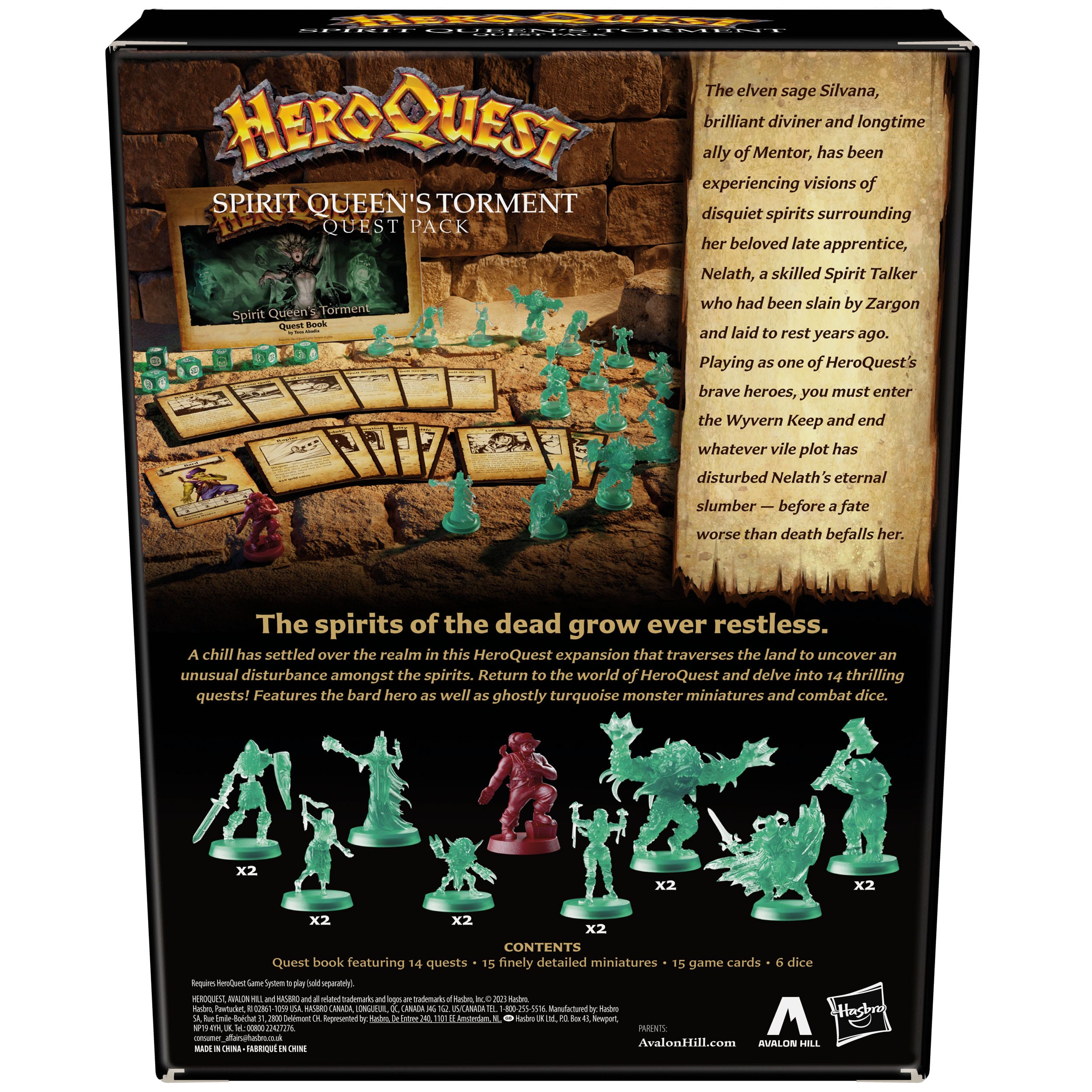 HeroQuest Brettspiel-Erweiterung Spirit Queen's Torment Abenteuerpack *Englische Version*