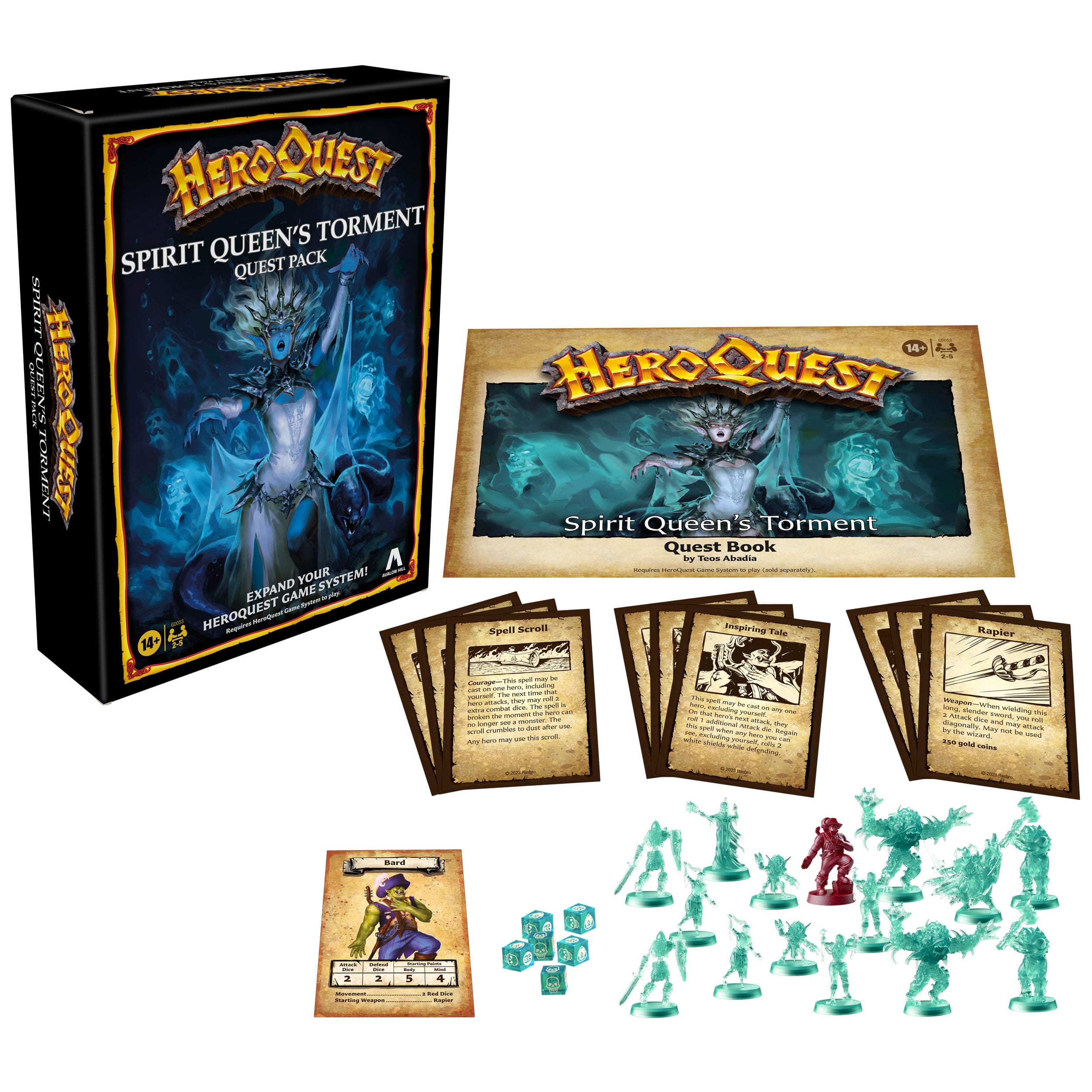 HeroQuest Brettspiel-Erweiterung Spirit Queen's Torment Abenteuerpack *Englische Version*