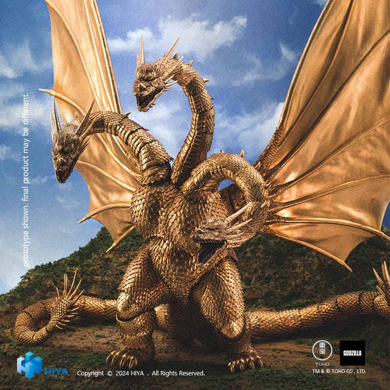 Godzilla Exquisite Basic Actionfigur Godzilla vs King Ghidorah King Ghidorah 25 cm