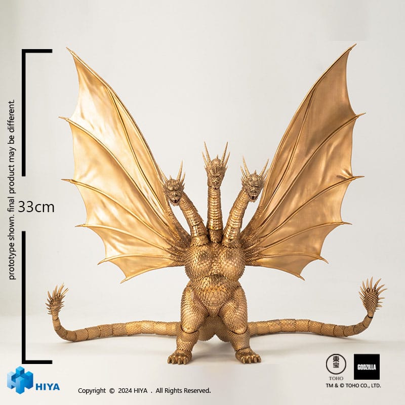 Godzilla Exquisite Basic Actionfigur Godzilla vs King Ghidorah King Ghidorah 25 cm