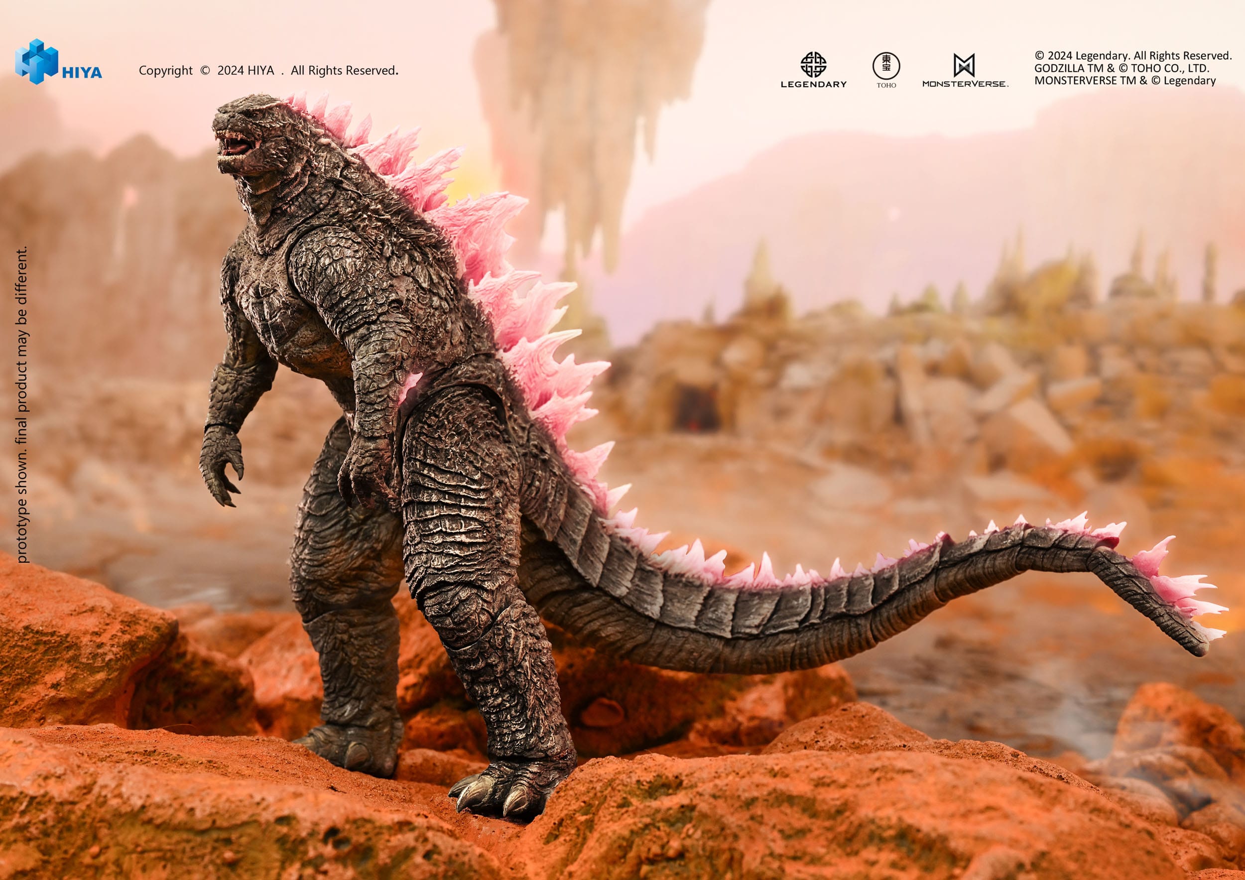 Godzilla x Kong: The New Empire Exquisite Basic Actionfigur Godzilla Evolved Ver. 18 cm