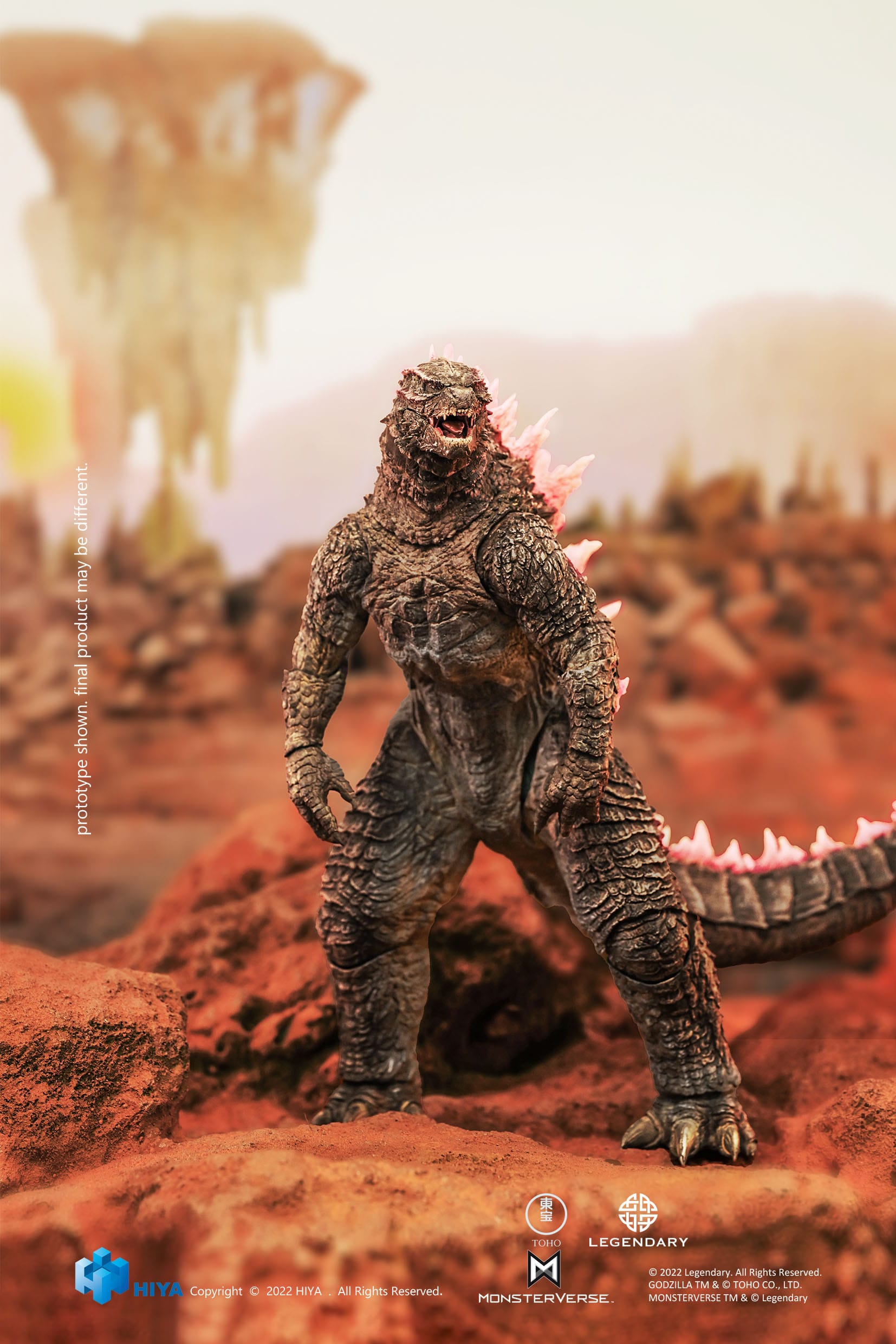 Godzilla x Kong: The New Empire Exquisite Basic Actionfigur Godzilla Evolved Ver. 18 cm