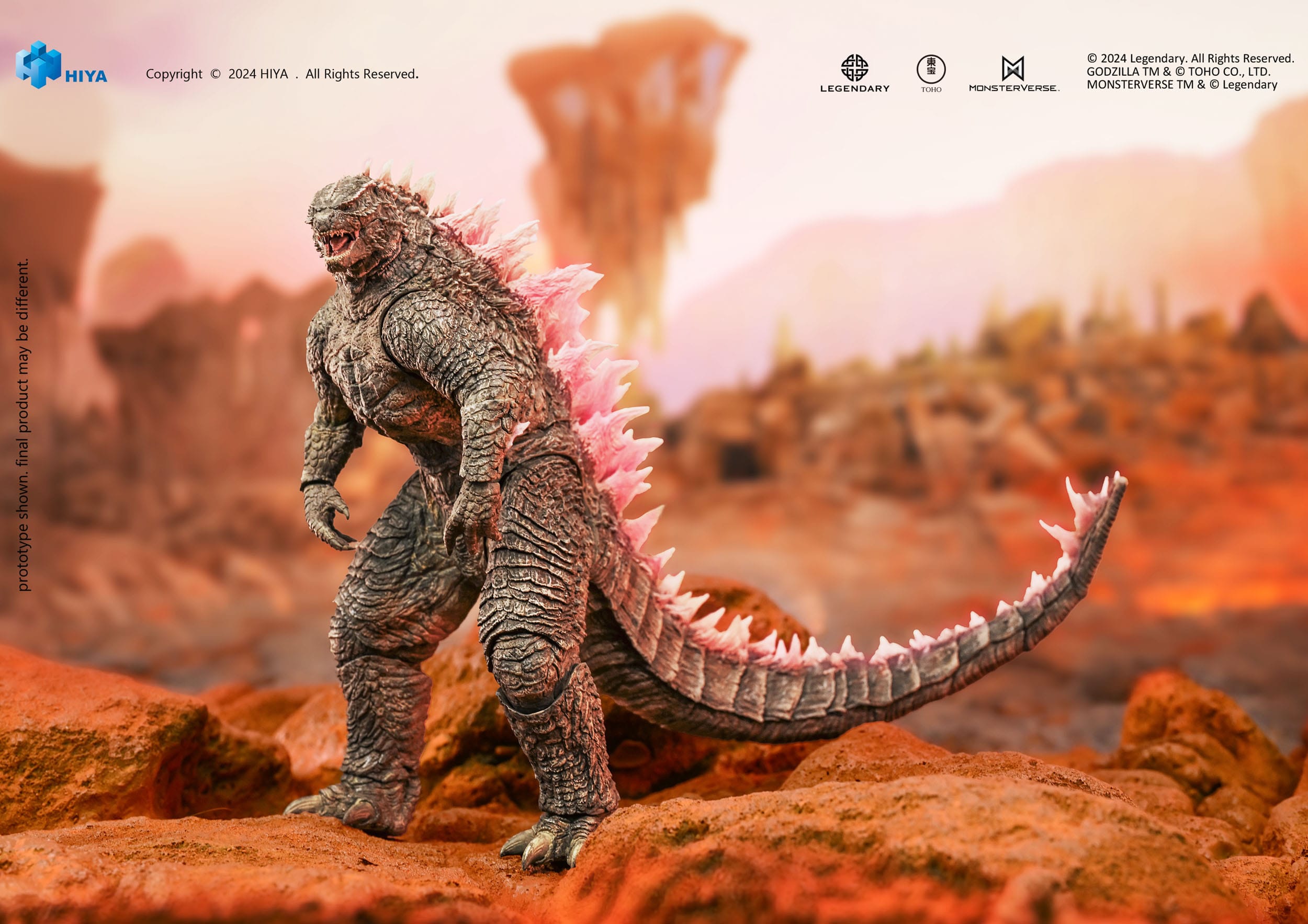 Godzilla x Kong: The New Empire Exquisite Basic Actionfigur Godzilla Evolved Ver. 18 cm