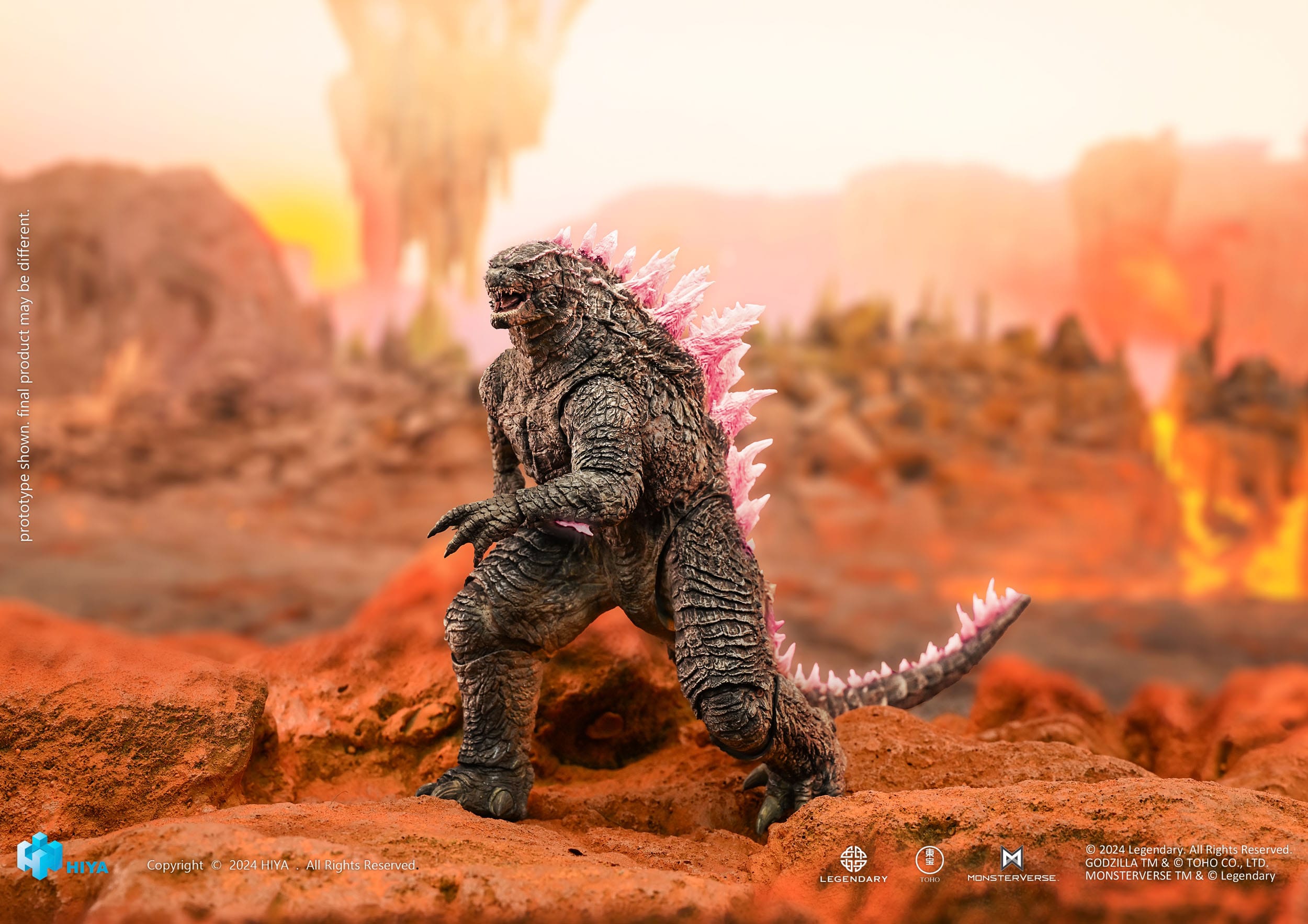 Godzilla x Kong: The New Empire Exquisite Basic Actionfigur Godzilla Evolved Ver. 18 cm