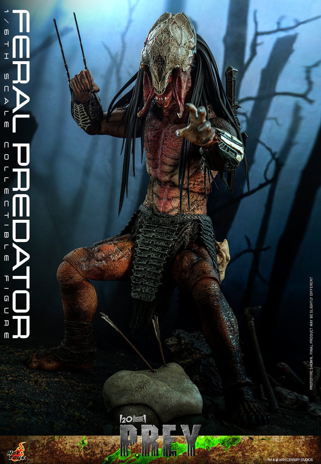 Prey Actionfigur 1/6 Feral Predator 37 cm