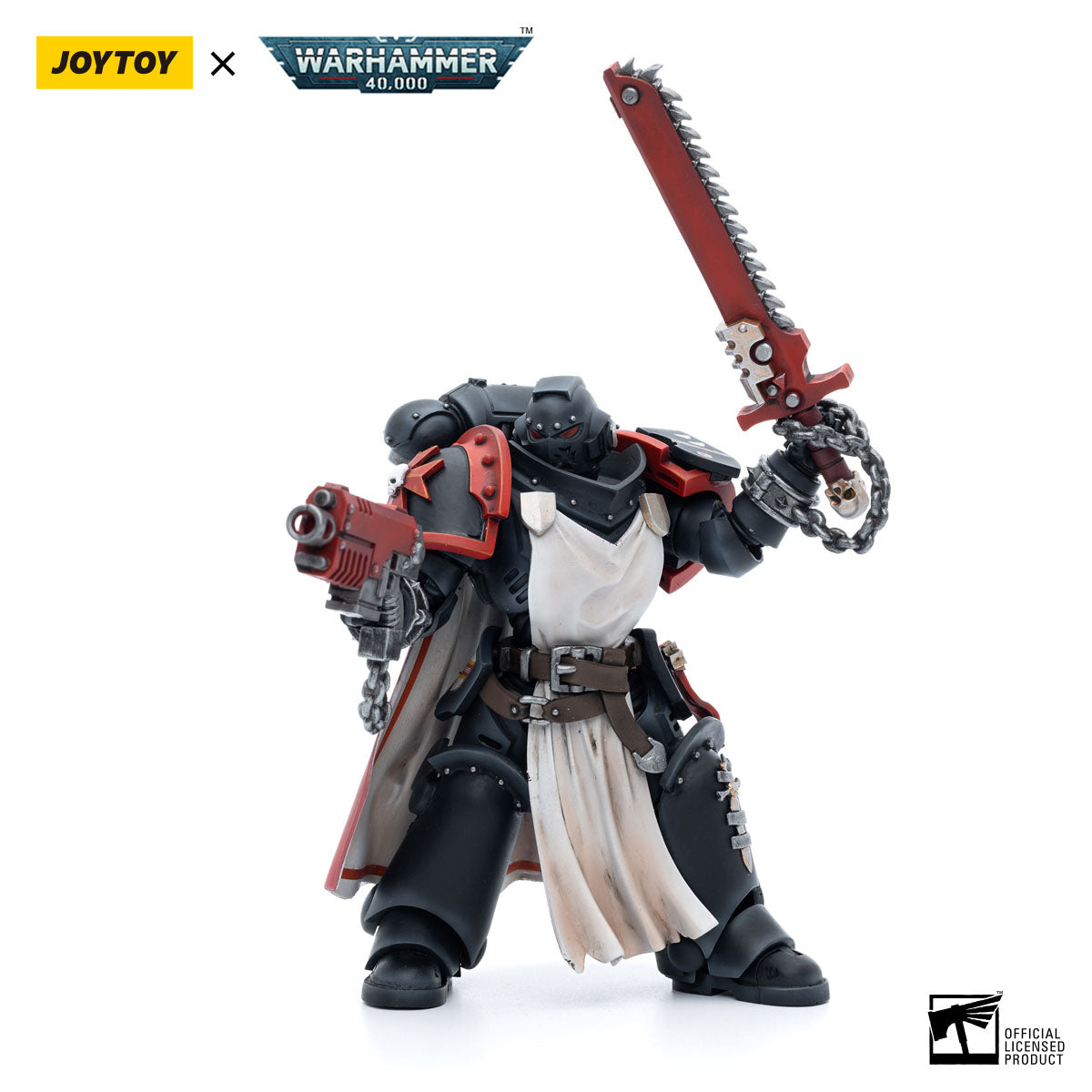 Warhammer 40k Actionfigur 1/18 Black Templars Primaris Sword Brethren Harmund 12 cm