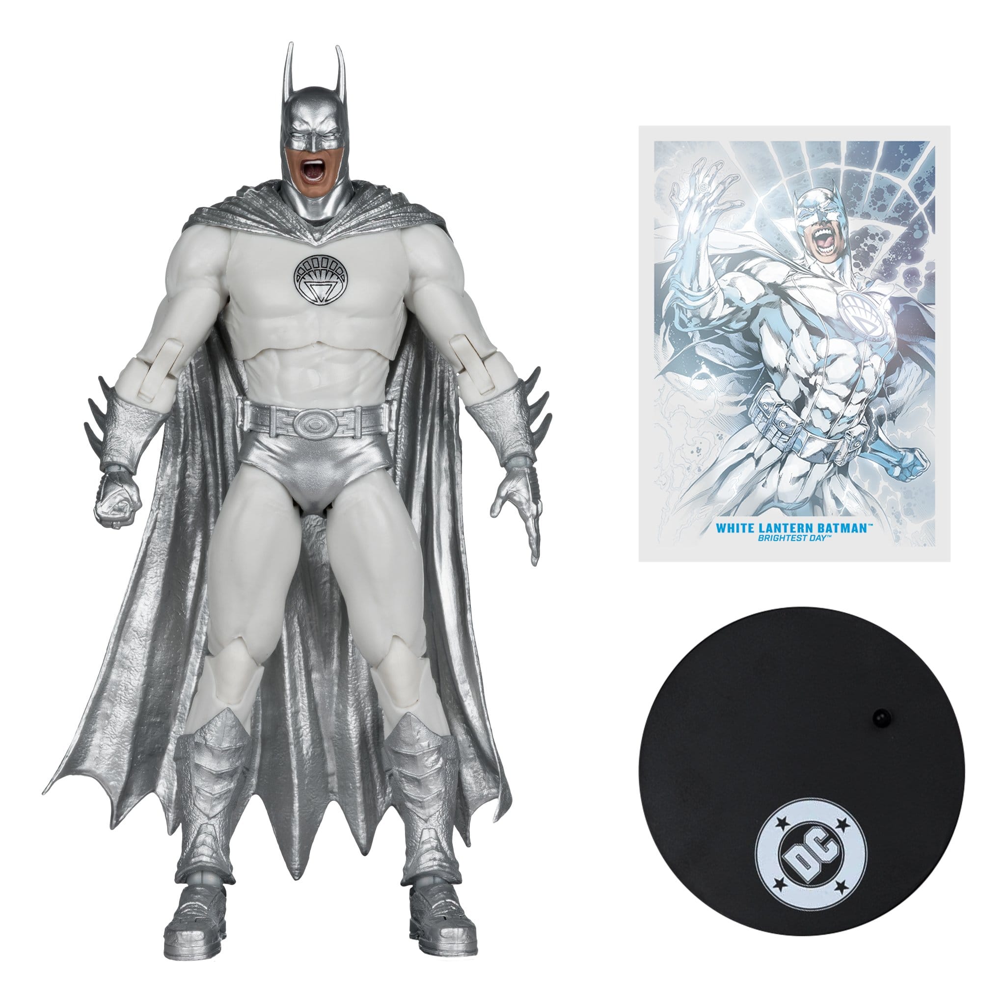 DC Multiverse Actionfigur White Lantern Batman (Brightest Day) (Red Platinum Edition) 18 cm DAP