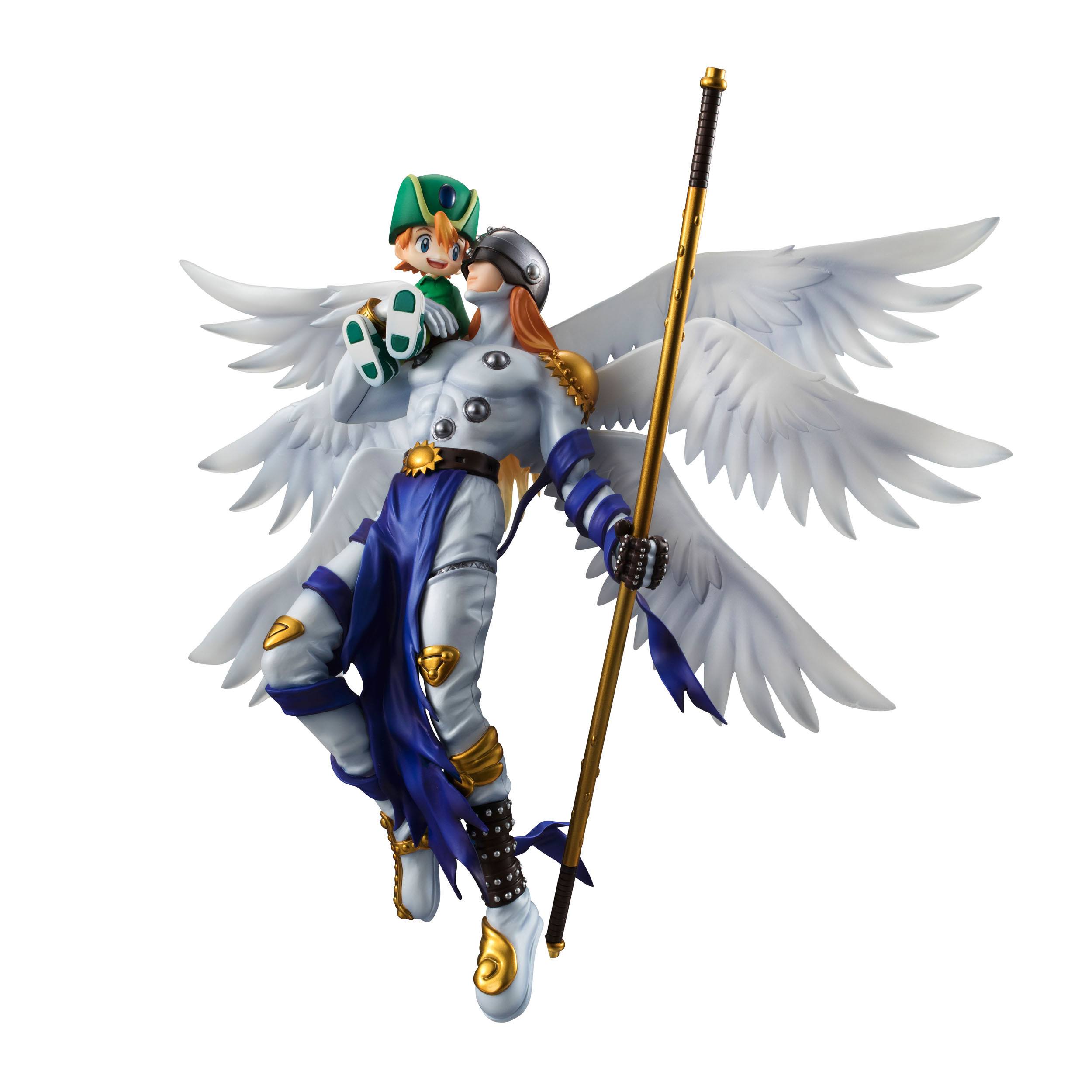 Digimon Adventure G.E.M. Serie PVC Statue Angemon & Takaishi Takeru 22 cm (2023)