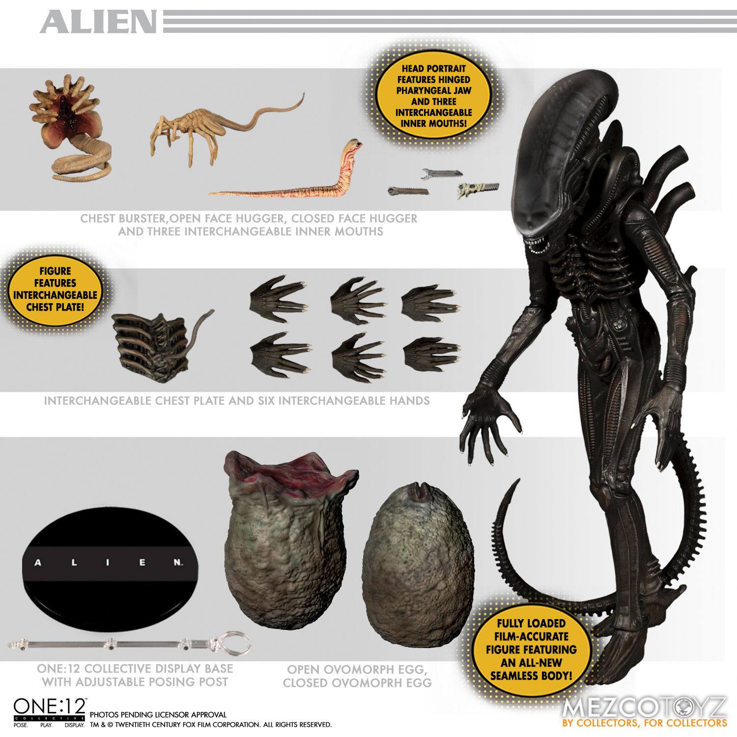 Alien Actionfigur 1/12 Alien 18 cm