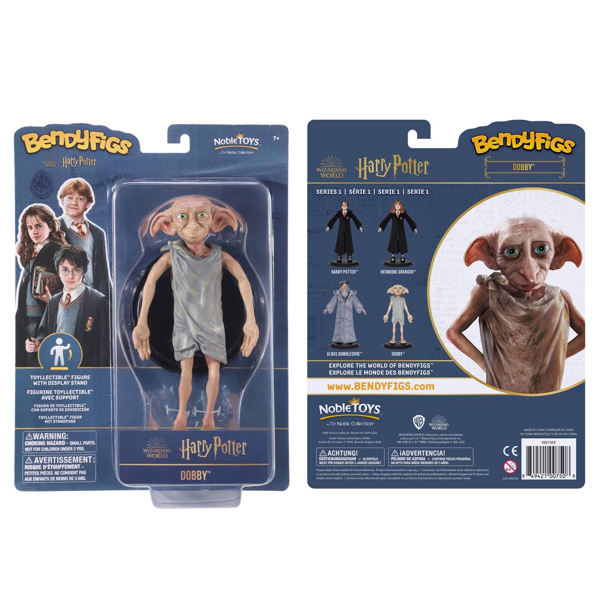 Harry Potter Bendyfigs Biegefigur Dobby 19 cm & Harry Potter 19 cm "Set"