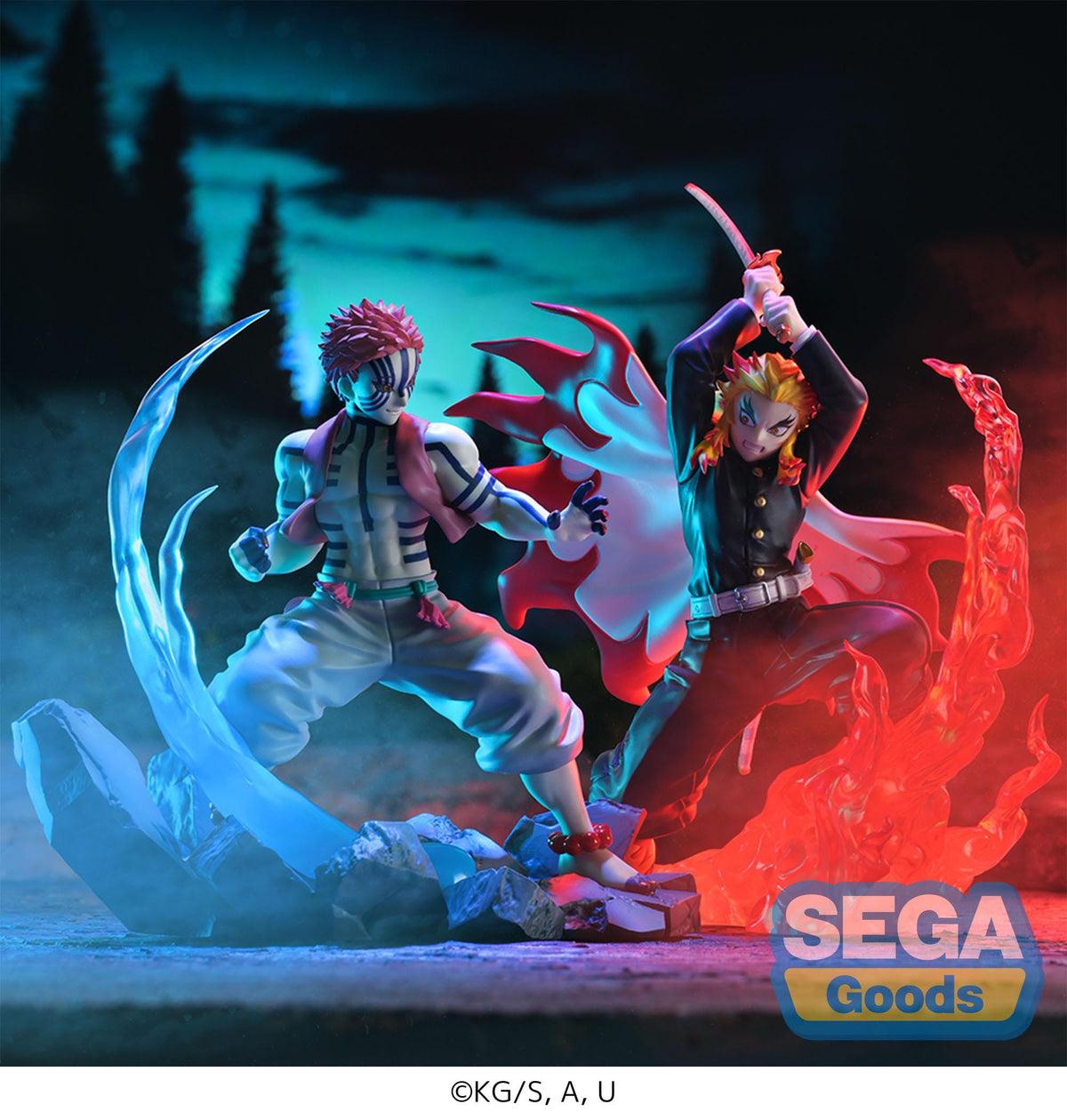 Demon Slayer: Kimetsu no Yaiba Xross Link Anime PVC Statue Akaza 12 cm