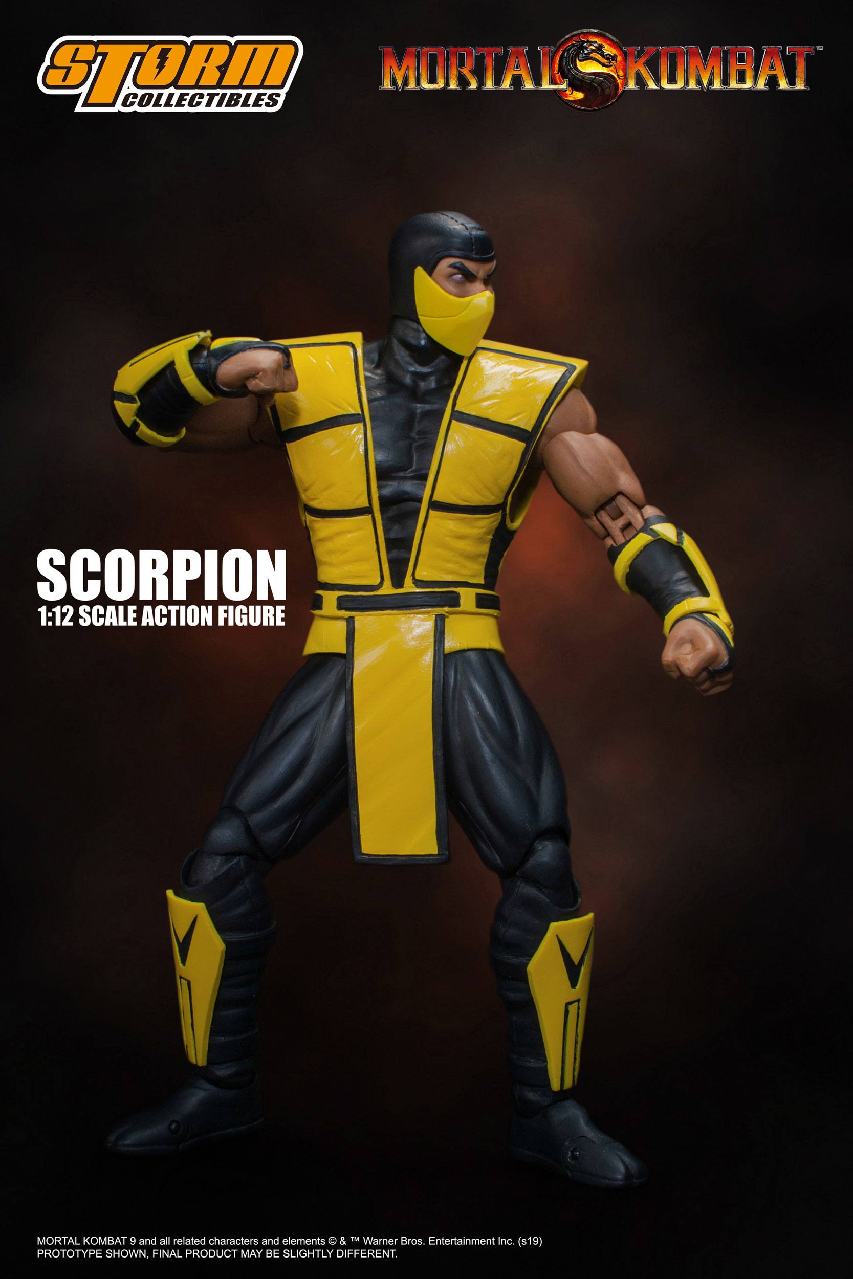 Mortal Kombat Actionfigur 1/12 Scorpion 16 cm