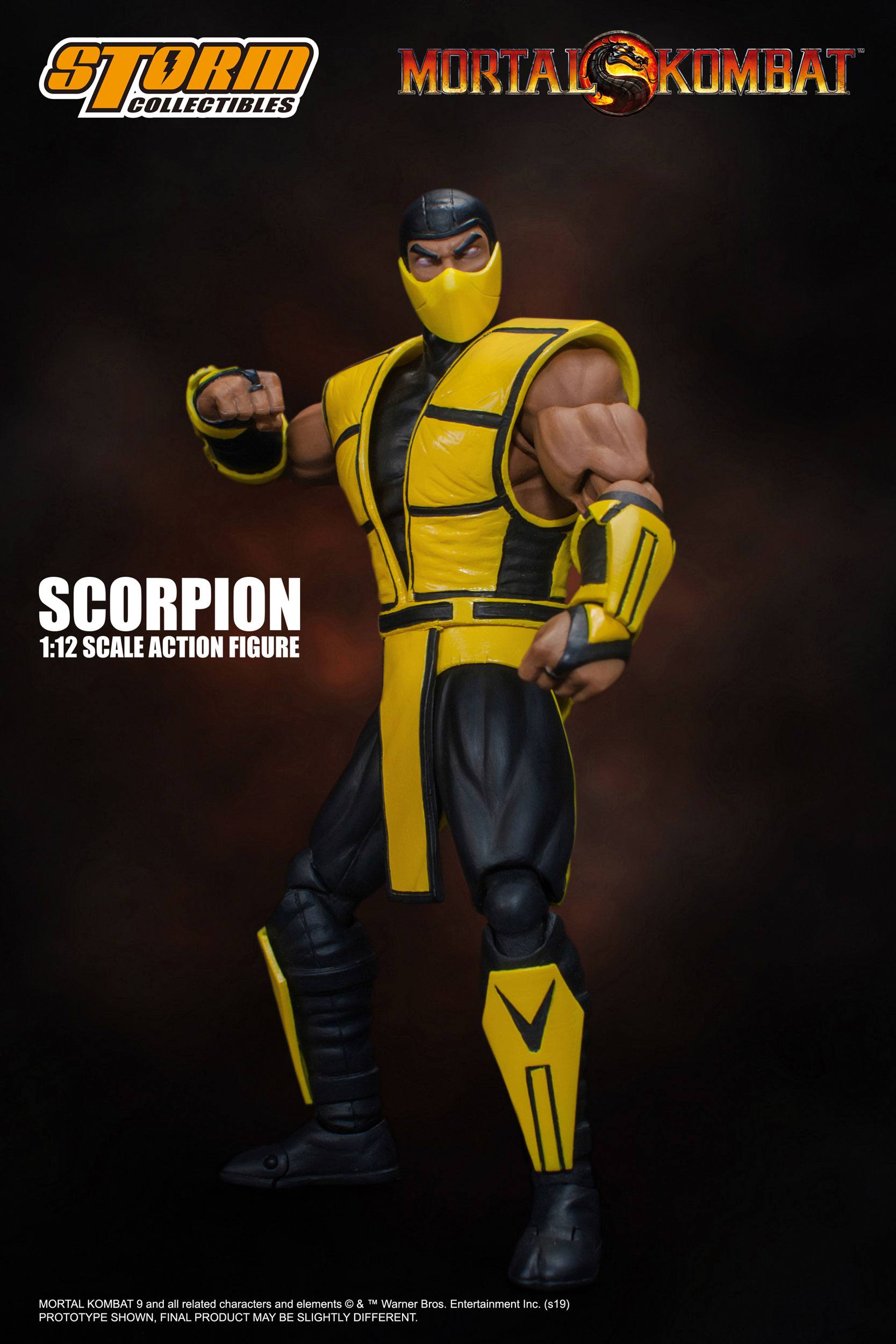 Mortal Kombat Actionfigur 1/12 Scorpion 16 cm