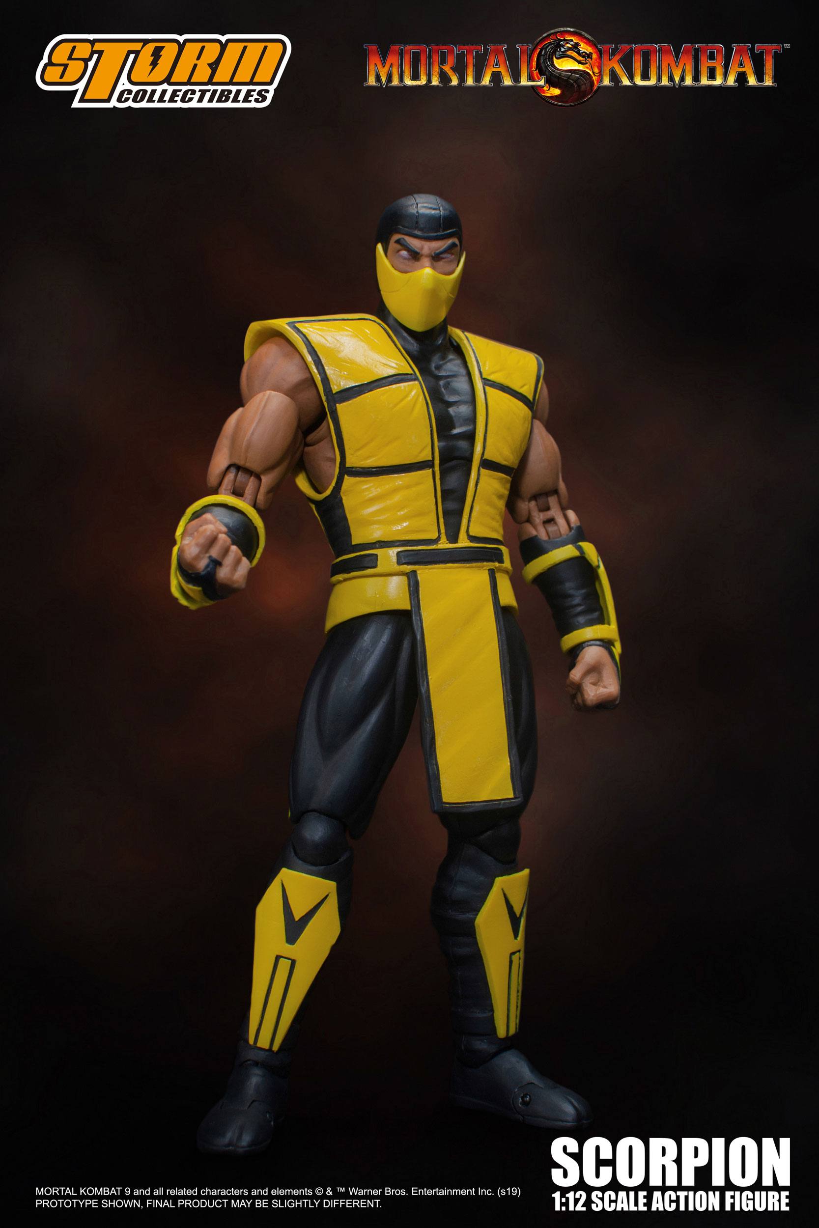 Mortal Kombat Actionfigur 1/12 Scorpion 16 cm