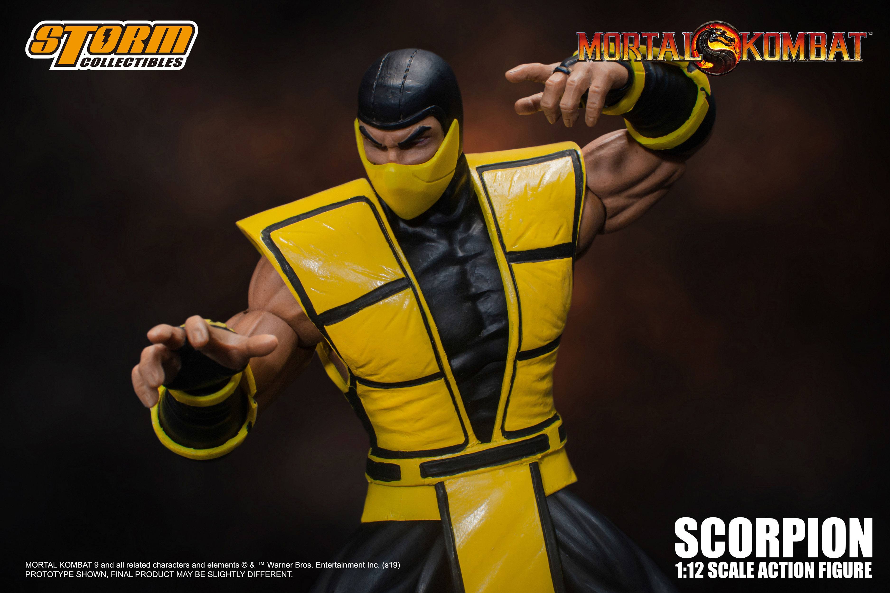 Mortal Kombat Actionfigur 1/12 Scorpion 16 cm