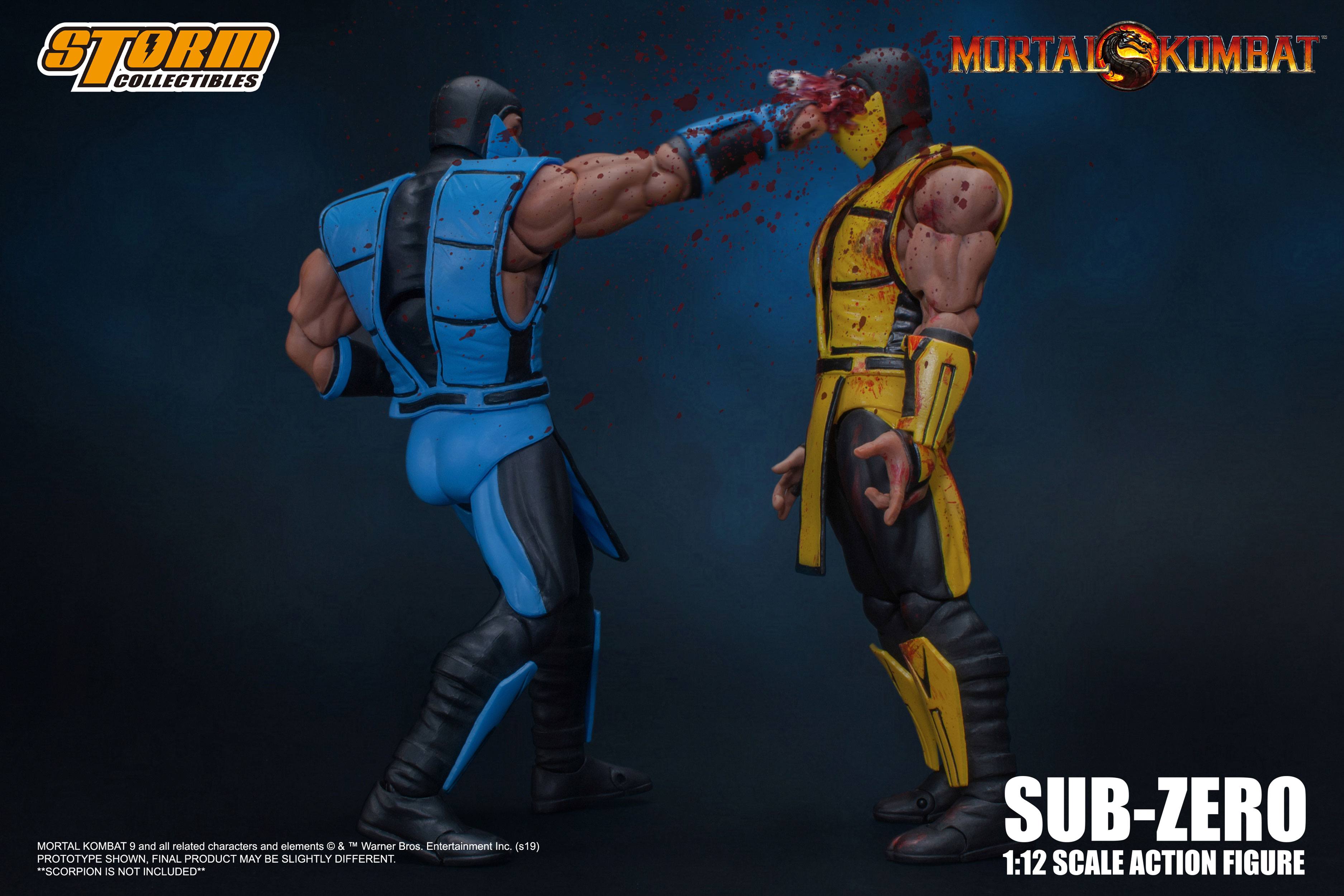 Mortal Kombat Actionfigur 1/12 Sub-Zero 16 cm