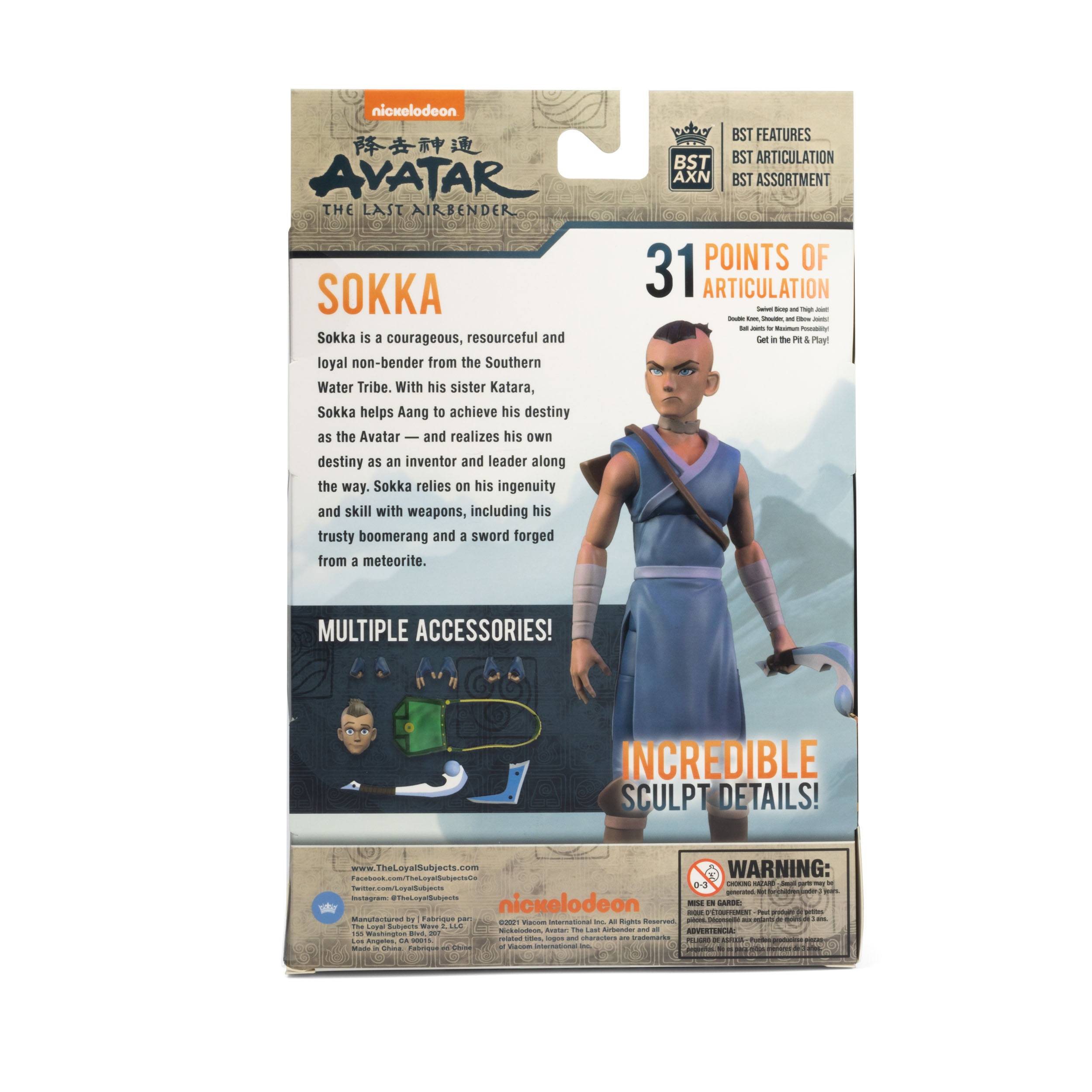 Avatar - Der Herr der Elemente BST AXN Actionfigur Sokka 13 cm