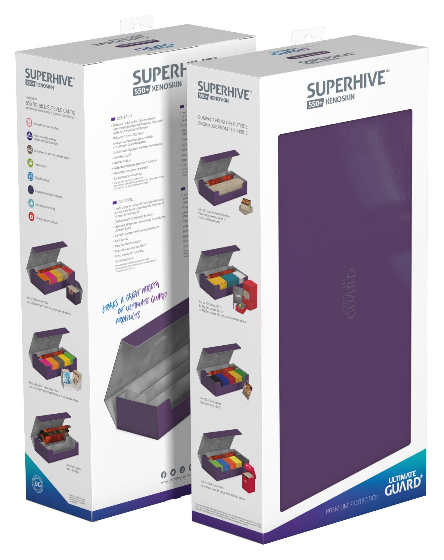 Ultimate Guard Superhive 550+ Standardgröße XenoSkin Violett