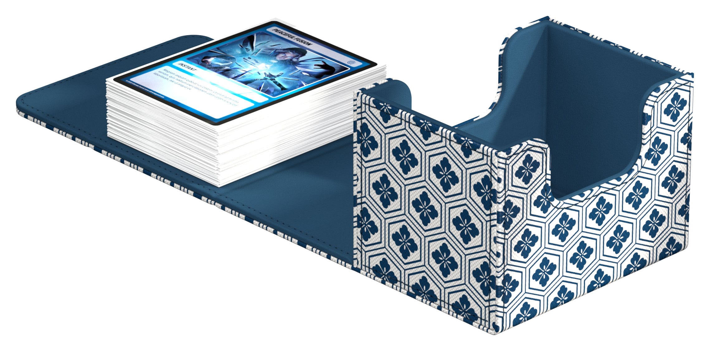 Ultimate Guard Sidewinder 100+ Xenoskin "Katana: The Shogun's Journey - Part 2" - Kikko (White/Blue)