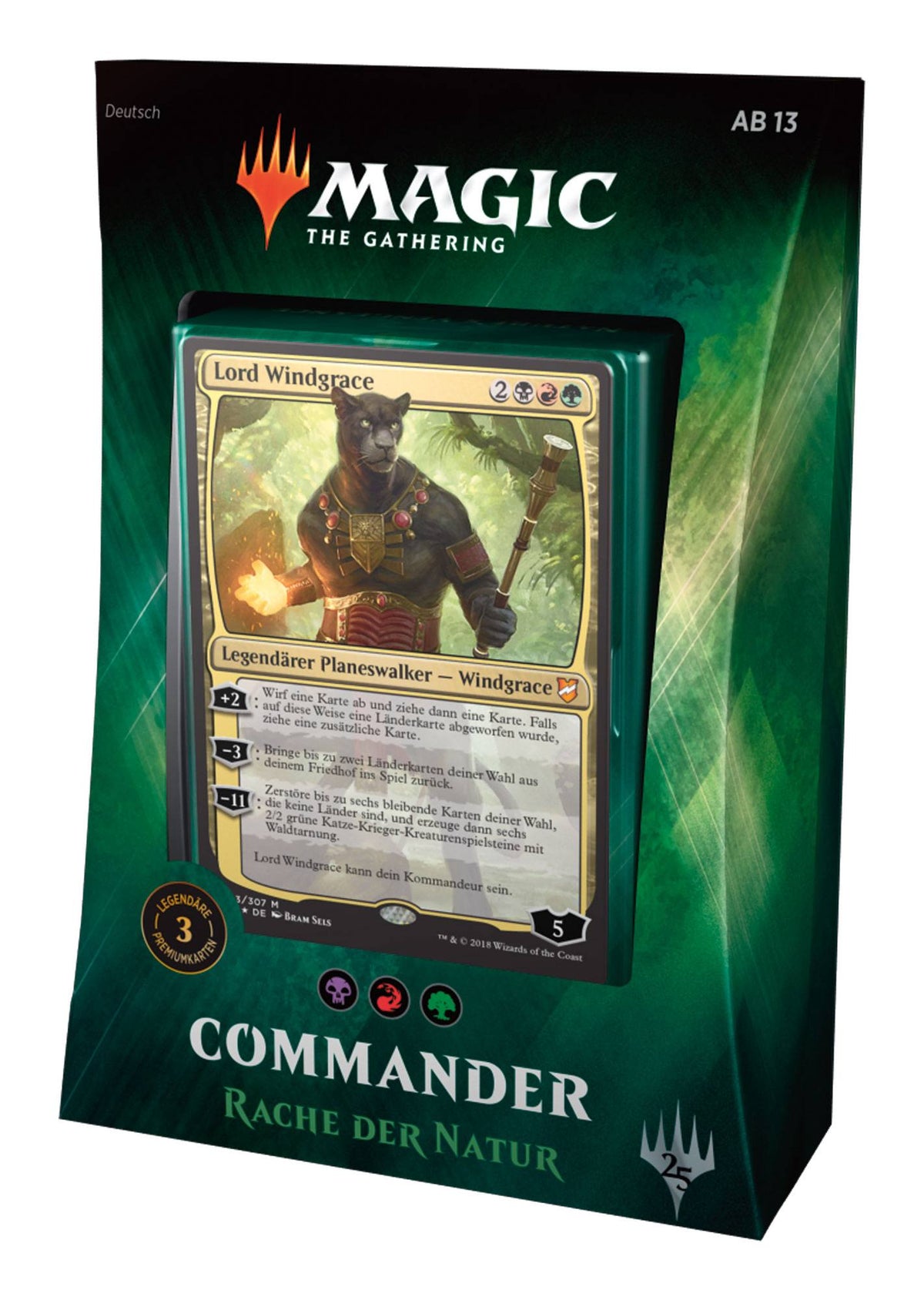 Magic the Gathering Commander 2018 Decks Display (4) deutsch
