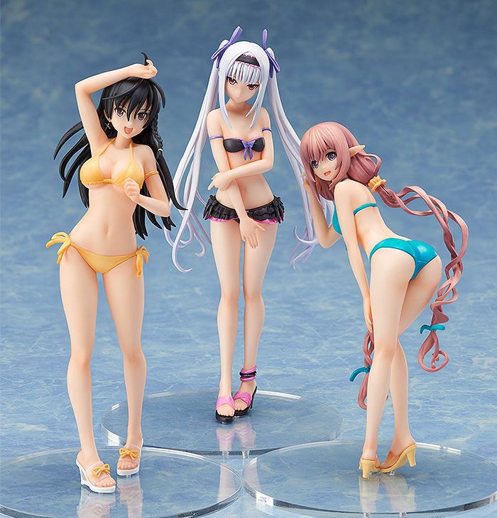 Shining Beach Heroines PVC Statue 1/12 Excela Noa Aura Swimsuit Ver. 15 cm