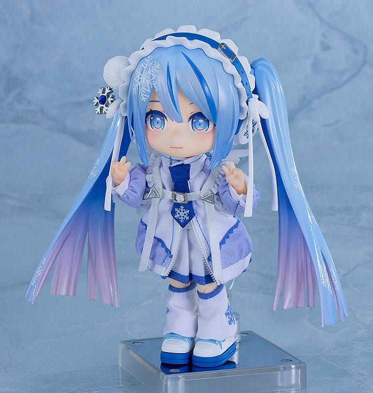 Character Vocal Series 01: Hatsune Miku Nendoroid Doll Actionfigur Snow Miku: Yukiiro Pop Ver. 14 cm