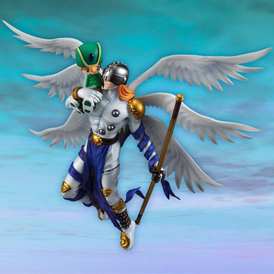 Digimon Adventure G.E.M. Serie PVC Statue Angemon & Takaishi Takeru 22 cm (2023)