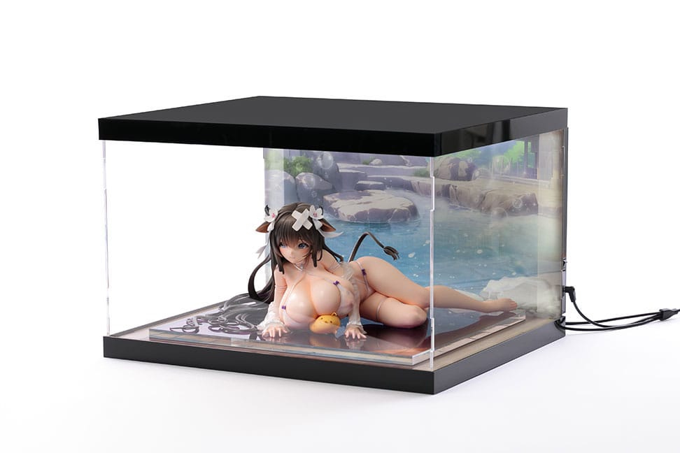 Azur Lane Acryl Display Case mit Beleuchtung für Figur Kashino Hot Springs Relaxation