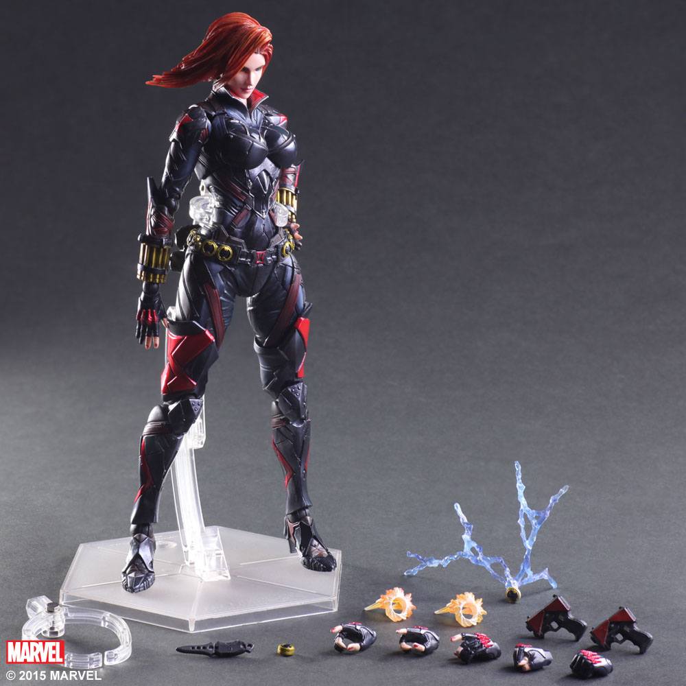 Marvel Comics Variant Play Arts Kai Actionfigur Black Widow 26 cm